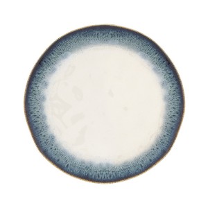 Tányér, porcelán, 26 cm, kék, "Nuances" - Nuova R2S
