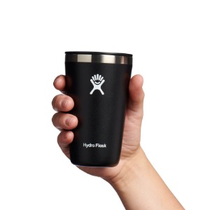 Hőszigetelt pohár, rozsdamentes acél, 470 ml, 'All Around', fekete - Hydro Flask