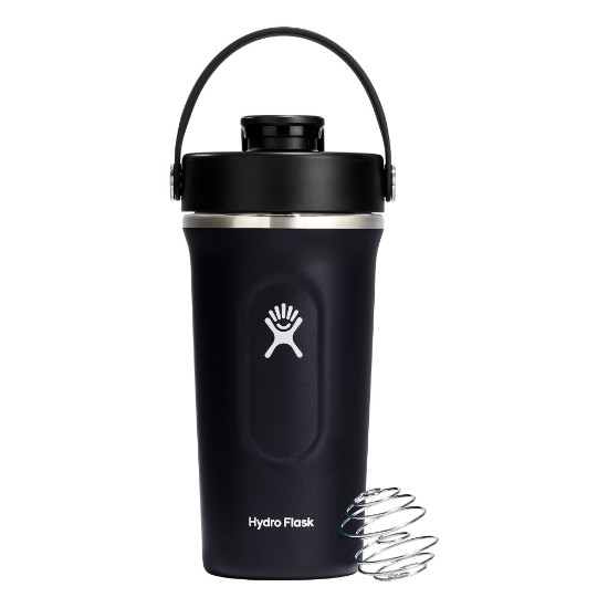 Hőszigetelt shaker, 2 az 1-ben, rozsdamentes acél, 710 ml, fekete - Hydro Flask