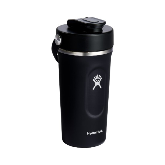 Hőszigetelt shaker, 2 az 1-ben, rozsdamentes acél, 710 ml, fekete - Hydro Flask