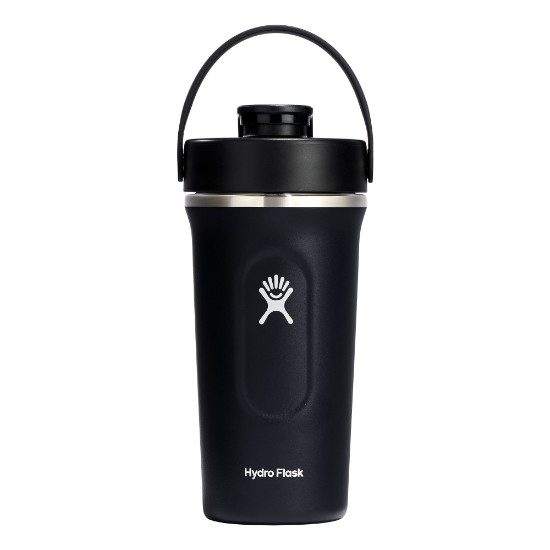 Hőszigetelt shaker, 2 az 1-ben, rozsdamentes acél, 710 ml, fekete - Hydro Flask