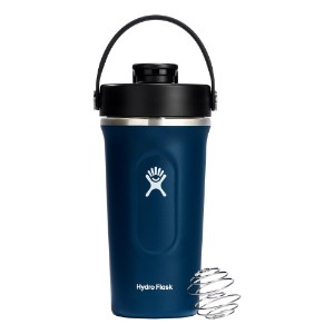 Hőszigetelt shaker, 2 az 1-ben, rozsdamentes acél, 710 ml, Indigo - Hydro Flask