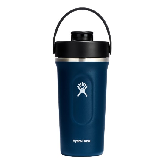 Hőszigetelt shaker, 2 az 1-ben, rozsdamentes acél, 710 ml, Indigo - Hydro Flask