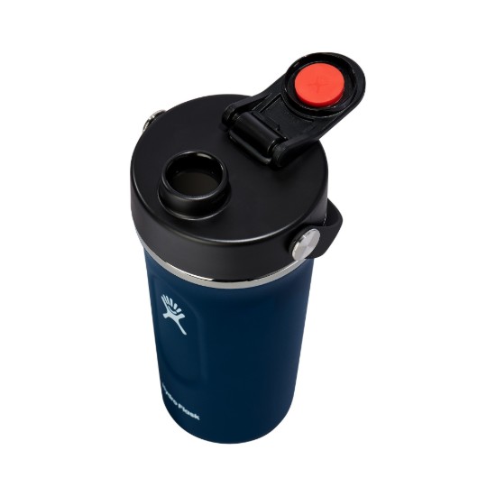 Hőszigetelt shaker, 2 az 1-ben, rozsdamentes acél, 710 ml, Indigo - Hydro Flask
