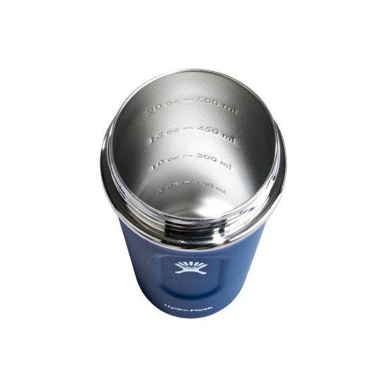 Hőszigetelt shaker, 2 az 1-ben, rozsdamentes acél, 710 ml, Indigo - Hydro Flask
