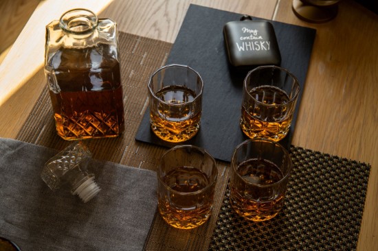 BarCraft - Dekanter és whiskys poharak készlet, 5 db, pohár