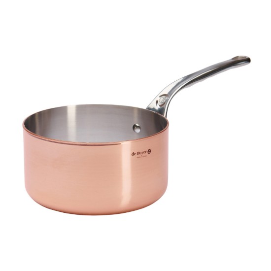 Serpenyő 24 cm/6 l "Inocuivre", réz-rozsdamentes acél - de Buyer