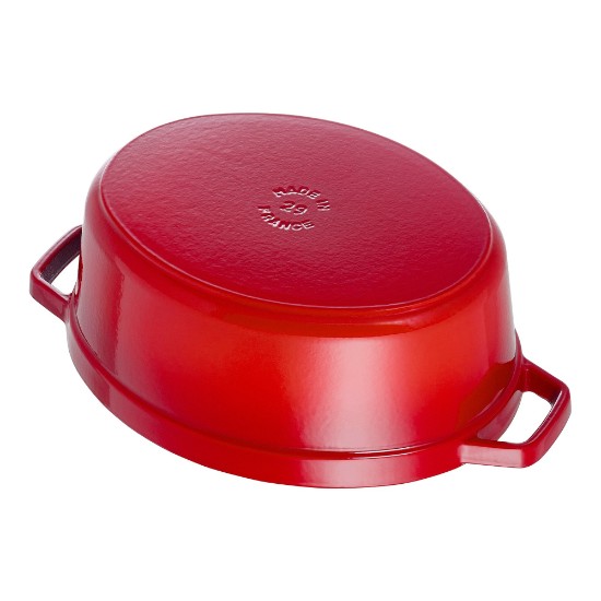 Staub ~ 29 cm / 4,2 literes, Cherry ovális Cocotte edény