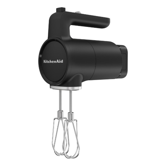 GO akkumulátoros kézi mixer, 7 sebességes, akkumulátorral, matt fekete - KitchenAid
