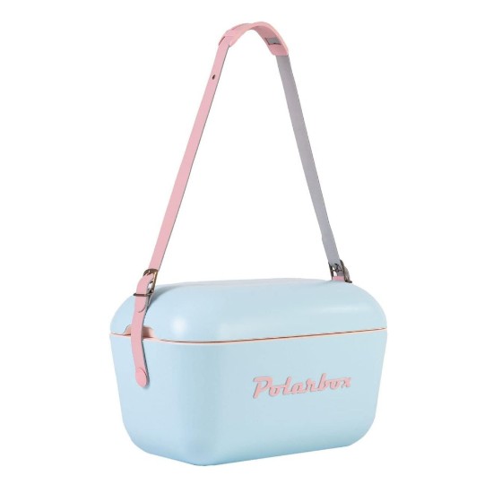 Hűtődoboz, 12 L, "Pop", Sky Blue - Baby Rose - Polarbox