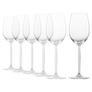 6 db-os fehérboros pohár készlet, 302 ml, "Diva" - Schott Zwiesel
