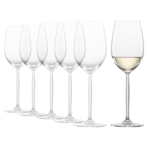 6 db-os fehérboros pohár készlet, 302 ml, "Diva" - Schott Zwiesel