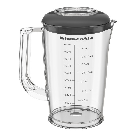 Kézi turmixgép tartozékokkal Go Cordless, akkumulátorral, matt fekete - KitchenAid