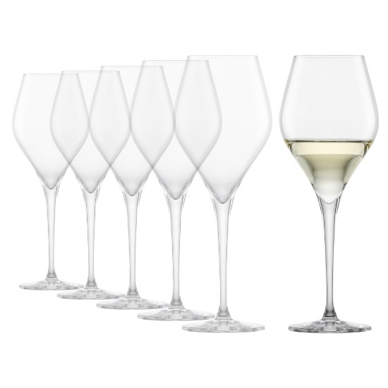6 részes Chardonnay üvegkészlet, kristályos üveg, 385ml, "Finesse" - Schott Zwiesel