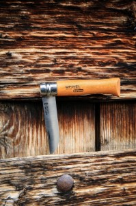 N°08 zsebkés, szénacél, 8,5 cm, "Carbone" - Opinel