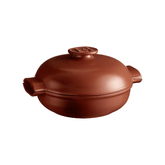 Kerámia Cocotte főzőedény, 27cm/2,5L "Delight", Sienna - Emile Henry