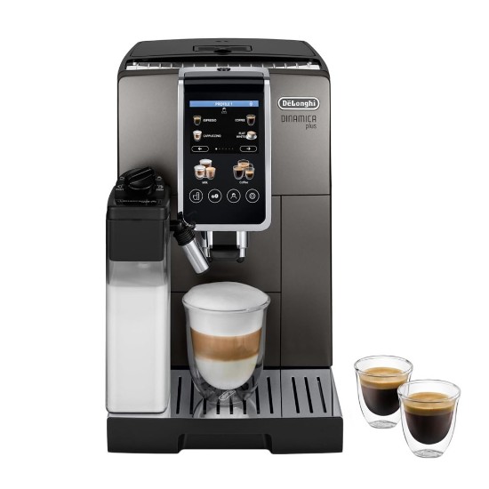 Automata eszpresszógép 1450 W, "Dinamica Plus", titánfekete - DeLonghi