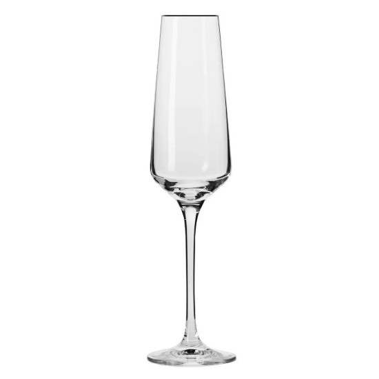 6 darabos pezsgőspohár készlet, kristályüvegből, 200ml, "Avant-Garde" - Krosno