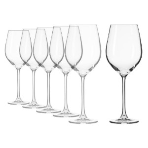 6 darabos vizespohár készlet, kristályüveg, 580 ml, 'Splendour' - Krosno
