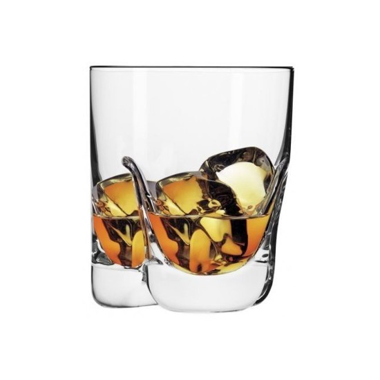 6 db whiskys pohár, kristályüveg, 250ml - Krosno