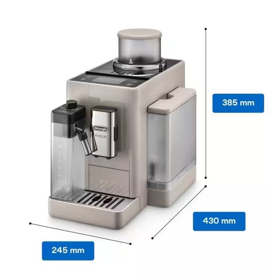 Automata eszpresszógép 1450W, "Rivelia", Sand Beige - DeLonghi