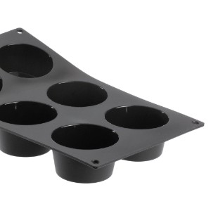 Szilikon forma 6 db muffinhoz, 30 x 17,5 cm - "de Buyer" márka