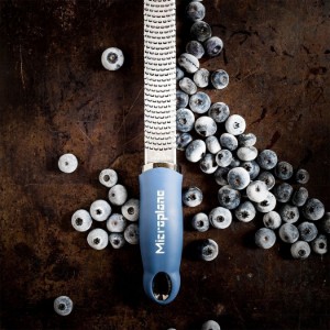 Microplane - Reszelő, sebészeti rozsdamentes acél, 32,5 cm, Denim Blue