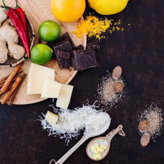 Microplane - Reszelő, sebészeti rozsdamentes acél, 32,5 cm, Cashmere Beige