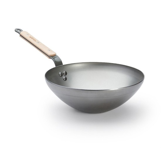 de Buyer Wok serpenyő 28 cm "Mineral B Bois"