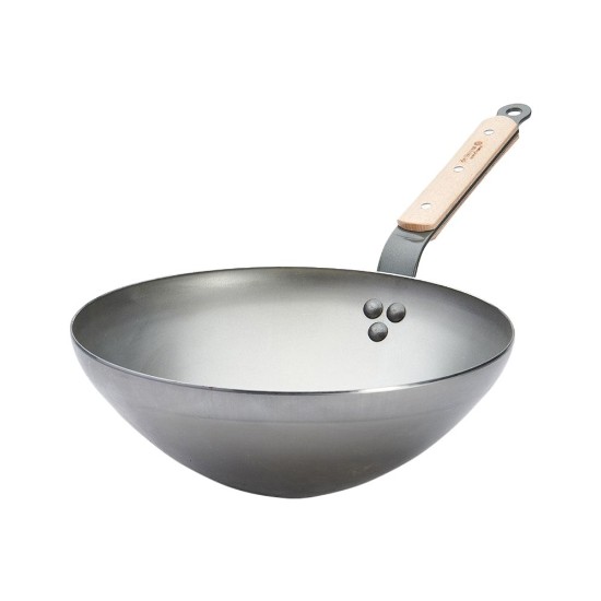 de Buyer Wok serpenyő 28 cm "Mineral B Bois"