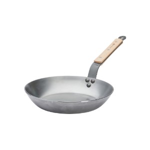 Serpenyő, acél, 26 cm, "Mineral B Bois" - de Buyer