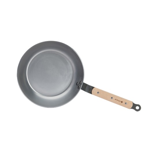 Serpenyő, acél, 26 cm, "Mineral B Bois" - de Buyer