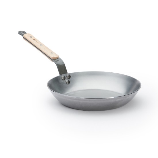 Serpenyő, acél, 26 cm, "Mineral B Bois" - de Buyer