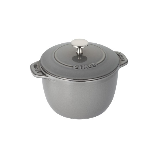 Staub - Cocotte edény rizsnek, öntöttvas, 16cm/1,75L, Graphite Grey 