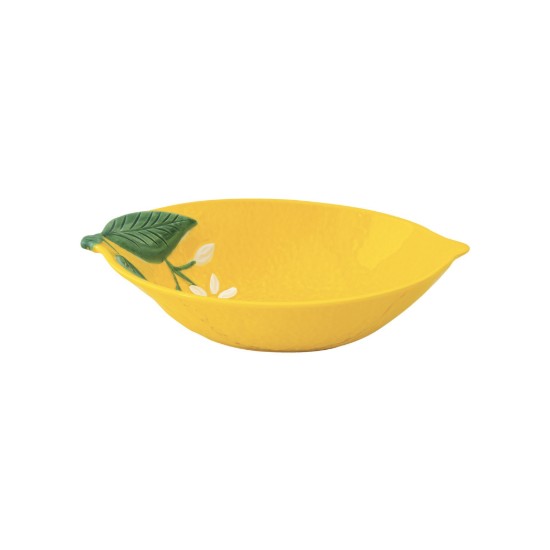 Tál, porcelán, 22 x 16 cm, "Fleurs et Citrons" - Easy Life