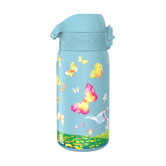 Gyermek vizes palack, rozsdamentes acél, 320 ml, Butterflies - Ion8