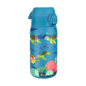 Gyermek kulacs, rozsdamentes acél, 400 ml, Sea Turtle - Ion8