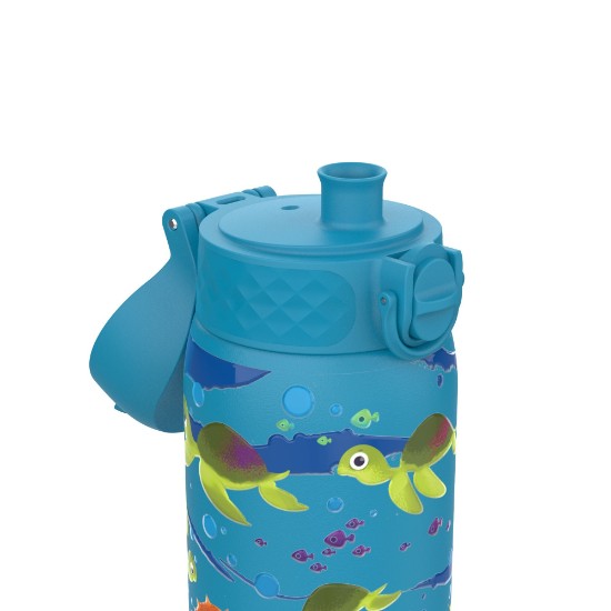 Gyermek kulacs, rozsdamentes acél, 400 ml, Sea Turtle - Ion8