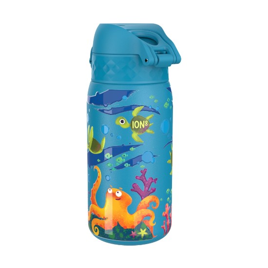 Gyermek kulacs, rozsdamentes acél, 400 ml, Sea Turtle - Ion8