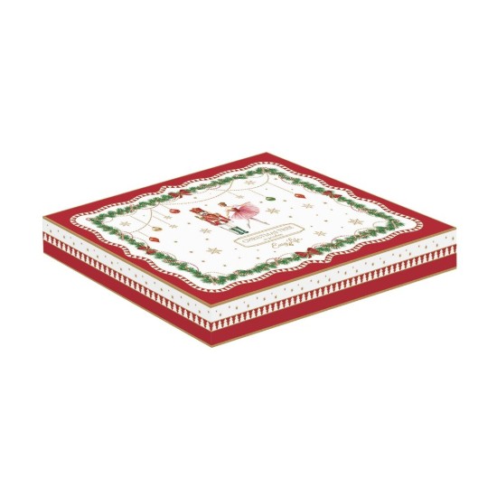 Karácsonyfa alakú porcelán tál, 25,5 x 20,5 cm, "Magie de Noel" - Easy Life