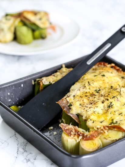 Kitchen Craft - Tepsi, négyzet alakú, acél, 23 x 23 cm, "MasterClass"