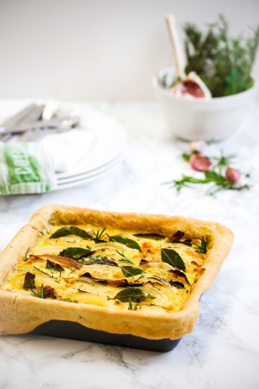 Kitchen Craft - Tepsi, négyzet alakú, acél, 23 x 23 cm, "MasterClass"