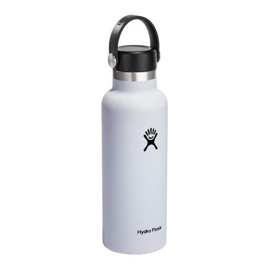 Hőszigetelő palack, rozsdamentes acél, 530 ml, "Standard", fehér - Hydro Flask