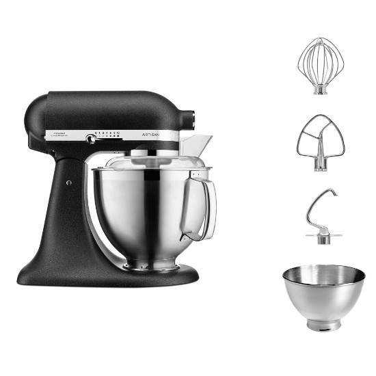 KitchenAid - Artisan Robotgép, 4.8L, 185-ös modell, Cast Iron Black