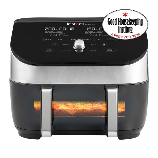 Forró levegős kettős olajsütő, 8,5 L / 1700 W, Vortex Plus VersaZone ClearCook - Instant Pot