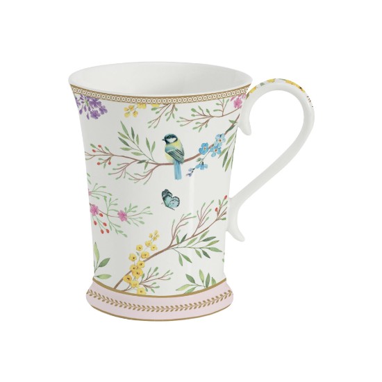 Bögre, porcelán, 300 ml, "Birds Melody" - Nuova R2S