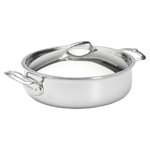 de Buyer - "Affinity" Rozsdamentes acél 5-Ply szoté serpenyő 2 fogantyúval, 28 cm/4,6L