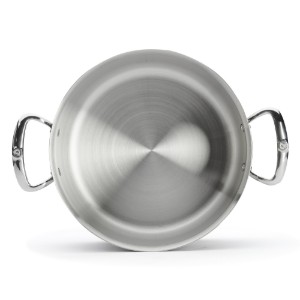 Rozsdamentes acél serpenyő tetővel, 5-Ply, 28cm/8,5L, "Affinity" - de Buyer
