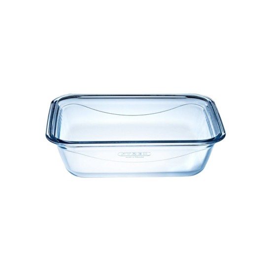 Téglalap alakú üveg ételtároló, légmentesen záródó fedéllel, hőálló üveg, 20x15cm/0.8L, "Cook&Go" - Pyrex