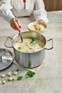 Főzőedény fedéllel, rozsdamentes acél, 24 cm/7 L, "Classic Pro 3" - Demeyere